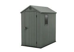 Domek ogrodowy, narzędziowy Darwin 4x6 - Zielony. Wym.: 125.8 x 184.5 x 205 cm