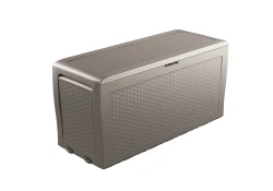 Skrzynia ogrodowa, schowek Samoa Rattan Box 270L - Cappucino. Wym.: 117 x 45 x 57 cm