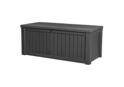 Skrzynia ogrodowa, schowek Rockwood 570L - Grafit. Wym.: 155 x 72.4 x 64.4 cm