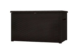 Skrzynia ogrodowa, schowek Java 870L - Brąz. Wym.: 147 x 83 x 86 cm