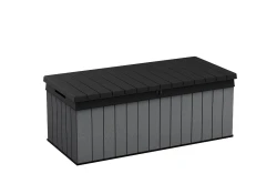 Skrzynia ogrodowa, schowek Darwin Box 380L - Grafit. Wym.: 142.5 x 65.3 x 54.5 cm