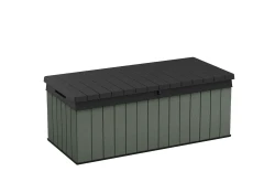 Skrzynia ogrodowa, schowek Darwin Box 380L - Zielony. Wym.: 142.5 x 65.3 x 54.5 cm