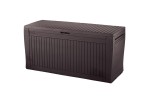 Skrzynia ogrodowa, schowek Comfy 270L - Brąz. Wym.: 117 x 45 x 57 cm