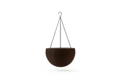 Doniczka wisząca Rattan 8,6L - Brąz