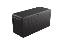 Skrzynia ogrodowa, schowek Samoa Rattan Box 270L - Grafit. Wym.: 117 x 45 x 57 cm