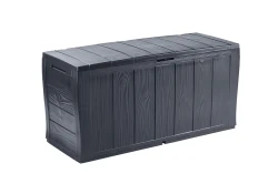 Skrzynia ogrodowa, schowek Sherwood 270L - Grafit. Wym.: 117 x 45 x 58 cm