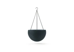 Doniczka wisząca Rattan 8,6L - Grafit