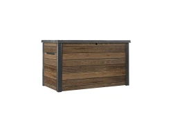 Skrzynia ogrodowa, schowek ogrodowy Deco deck  870 L - Walnut. Wym.: 147 x 83 x 86 cm